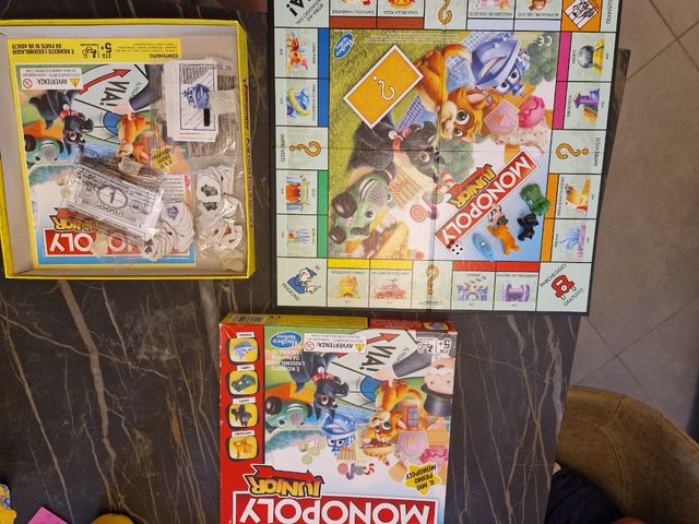 Gioco da tavolo Monopoli Junior Hasbro Gaming