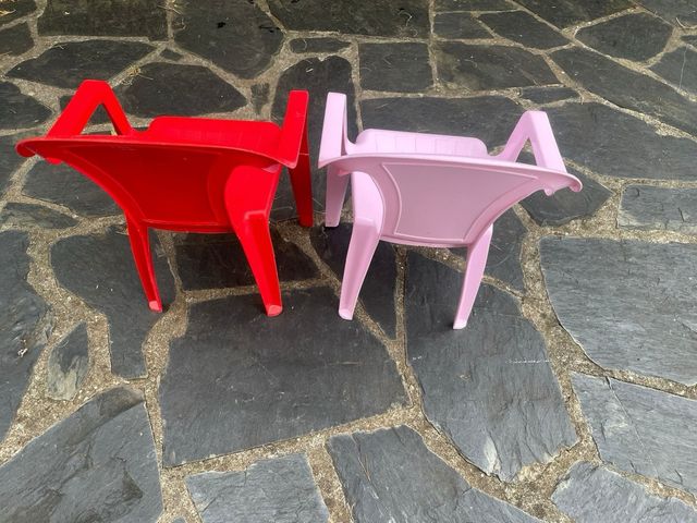 2 Sillas infantiles Cars & Princesa