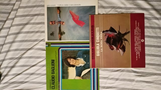 3 LP Vinile: Baglioni, Cinquetti Gino Paoli