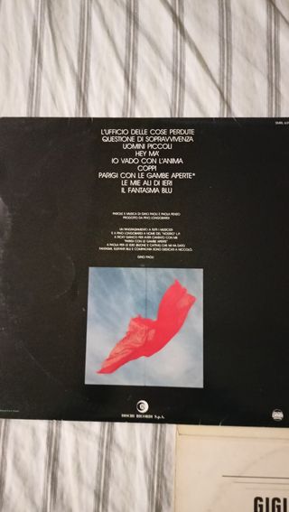 3 LP Vinile: Baglioni, Cinquetti Gino Paoli