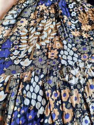 NUEVO Vestido estampado midi L