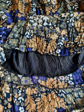 NUEVO Vestido estampado midi L