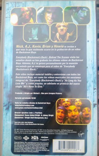 VHS Backstreet Boys: Behind the Scenes