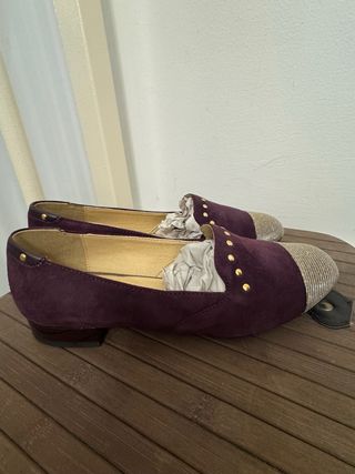 Ballerine Geox donna - viola e oro