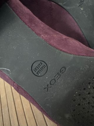 Ballerine Geox donna - viola e oro