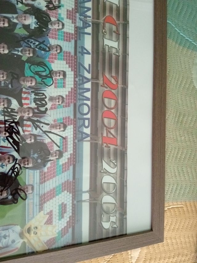 Cuadro póster plantilla Zamora CF 2004-200