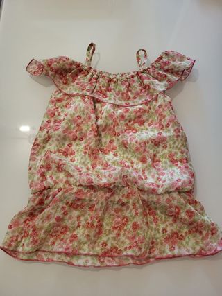 Canotta bimba fiori - 5 anni