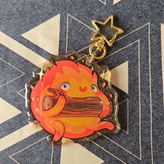 Llavero Fuego Calcifer "El Castillo Ambulante"