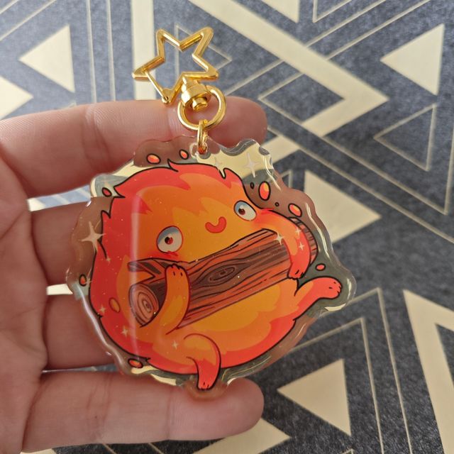 Llavero Fuego Calcifer "El Castillo Ambulante"