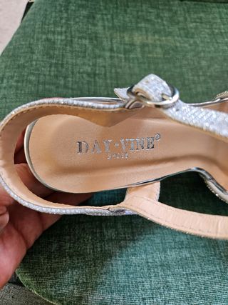 Sandalias Day&Time Plata