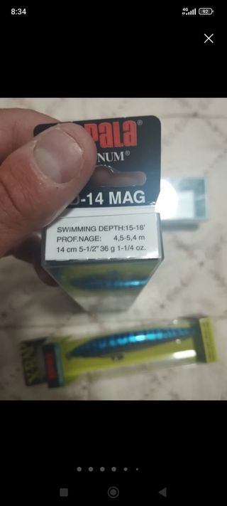 Señuelos pesca primeras marcas