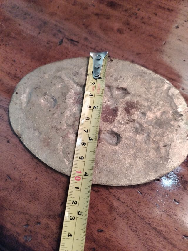 Fregio bronzo ovale: angioletti