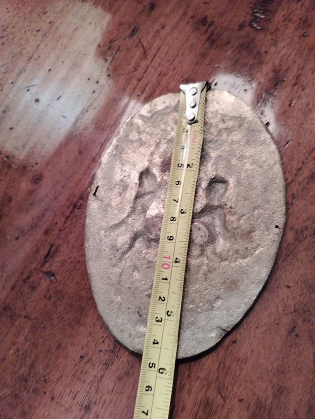 Fregio bronzo ovale: angioletti