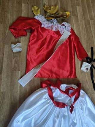 Traje rey americano: gigantes de Pamplona