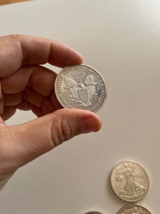 4 Monedas Plata Libertad 2015 y una dorada