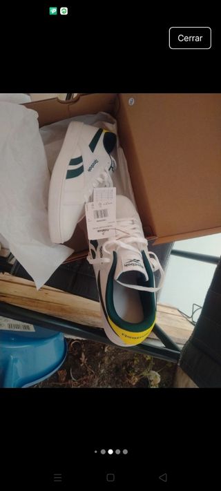 Zapatillas Reebok Classic -Blancas/Amarillas 41-42