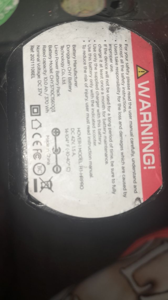 Repuestos patinete eléctrico