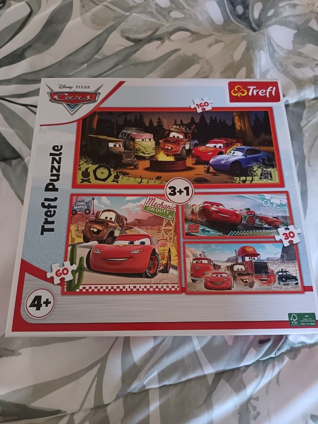 Puzzle Cars Trefl 3 en 1