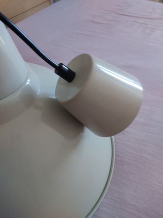 Lampara techo vintage beige