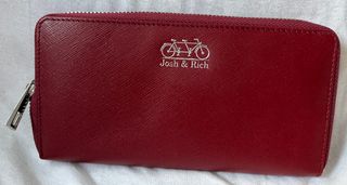 Billetero Rojo Josh & Rich Saffiano