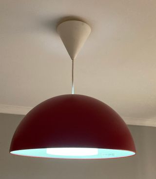 IKEA 365+ BRASA - Lámpara techo roja