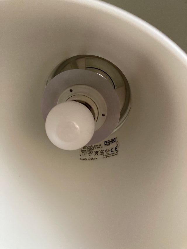 IKEA 365+ BRASA - Lámpara techo roja