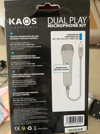 Karaoke Silvercrest: 4 micros + 4 CDs