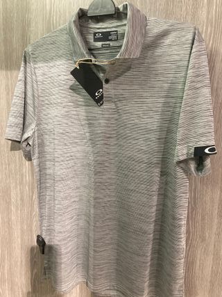 Polo Oakley Hombre Gris Talla M