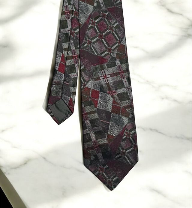 Cravatta Verri Grigio-Rossa