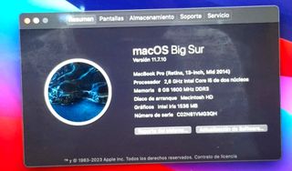 MACBOOK PRO RETINA 13-INCH INTEL CORE I5 128GB SSD