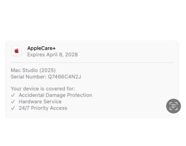 Apple Mac Studio M4 Max 512GB + AppleCare 2028