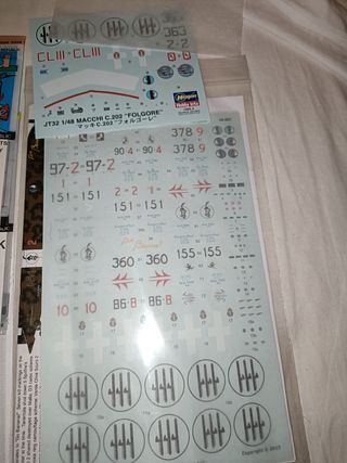 Aereo Kit Macchi C.202 Folgore Hasegawa 1/48