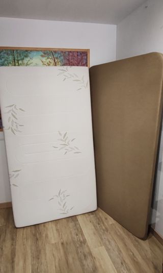 Colchón Marpe Ergovisco 105x190 + canapé Tapidu Va