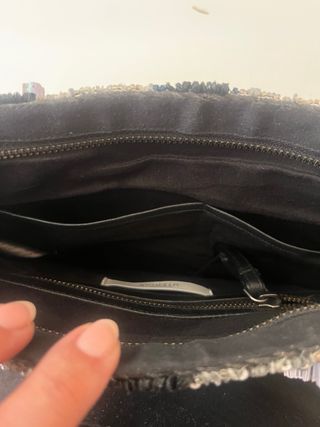 Bolso de fiesta Uterqüe de piel (edición limitada)