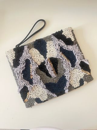 Bolso de fiesta Uterqüe de piel (edición limitada)