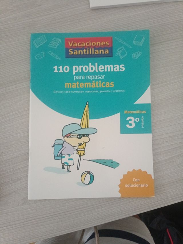 VACACIONES SANTILLANA 3 PRIMARIA 110 PROBLEMAS ...