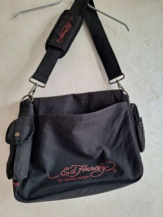 Ed Hardy borsa a tracolla nera eterna love
