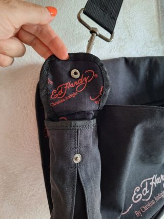 Ed Hardy borsa a tracolla nera eterna love