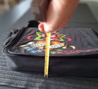 Ed Hardy borsa a tracolla nera eterna love