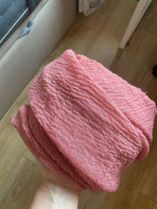 Pañuelo rosa - Chal de tejido suave