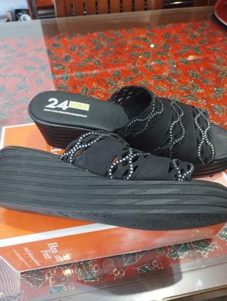 Sandalias 24Hrs negras