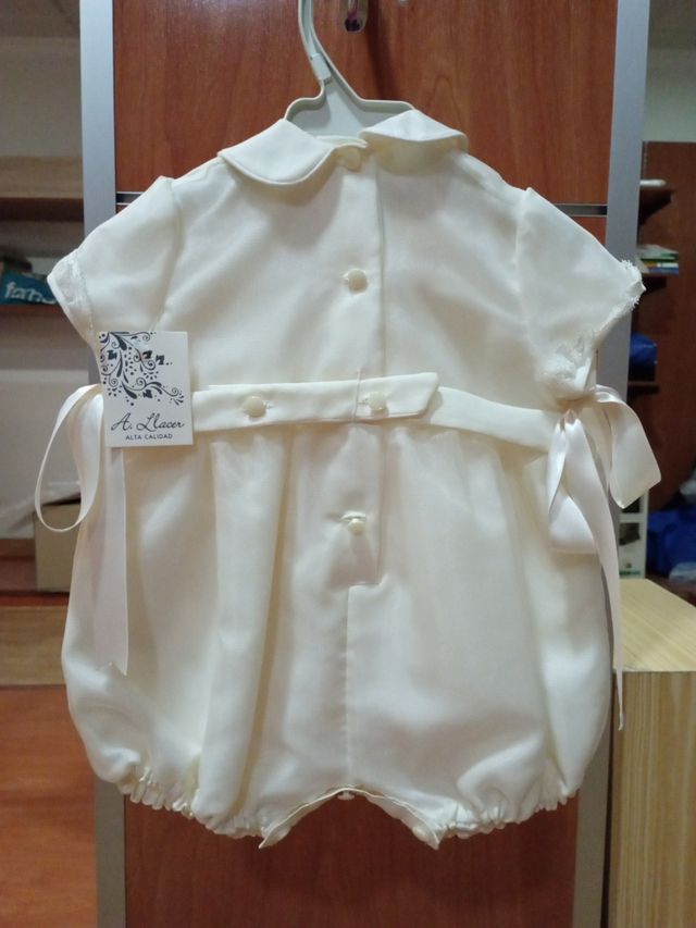 Pelele ceremonia 3m Llacer a estrenar con etiqueta