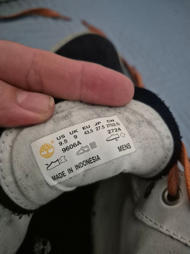 Timberland Botas - 43,5 Azul Gris