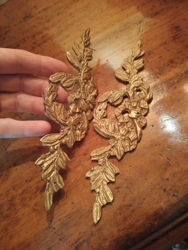 Fregi in ottone - Coppia