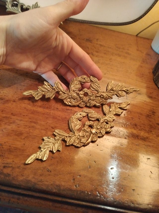 Fregi in ottone - Coppia