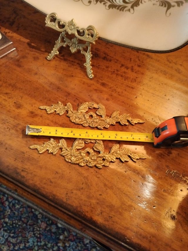 Fregi in ottone - Coppia