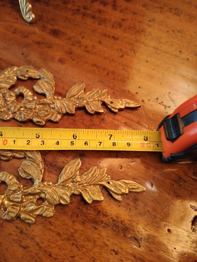 Fregi in ottone - Coppia