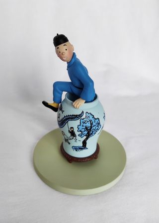 Lote de 2 Figuras Tintín – Coffret Scène Plastique