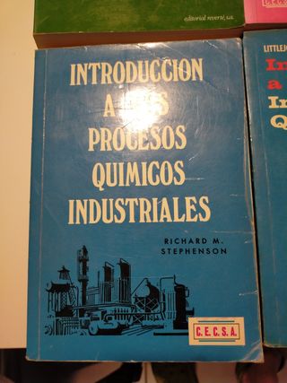 4 libros de INGENIERÍA QUÍMICA