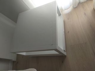 Mesa centro blanca de madera